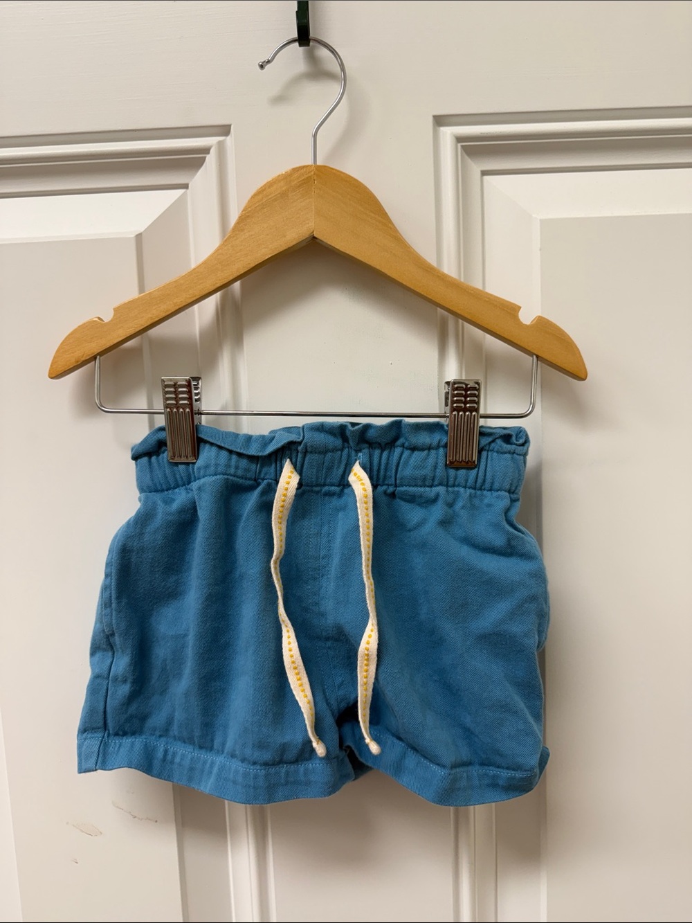Blue Moon By The Sea Twill Shorts